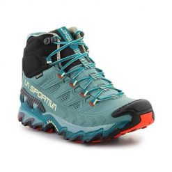 Buty trekkingowe damskie La Sportiva Ultra Raptor Ii Mid. Zielone buty trekkingowe La Sportiva, z materiału, bez zapięcia. Za 1,163.00 zł.