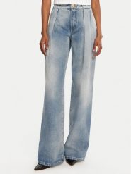 Balmain Jeansy DF0ML095DF17 Niebieski Loose Fit. Niebieskie jeansy Balmain, bez wzorów, z bawełny. Za 4,229.00 zł.
