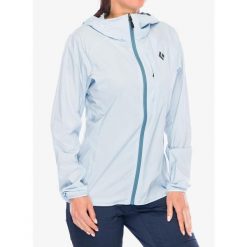 Kurtka softshell damska Black Diamond Alpine Start Hoody. Niebieskie kurtki Black Diamond, bez wzorów, z softshellu, bez kaptura, wspinaczkowe. Za 461.99 zł.
