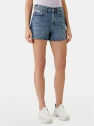 Calvin Klein Jeans Szorty jeansowe LV047F765G Niebieski Relaxed Fit. Niebieskie szorty Calvin Klein Jeans, bez wzorów, z bawełny. Za 339.99 zł.