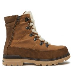 Śniegowce Kimberfeel. Brązowe śniegowce Kimberfeel, bez wzorów, bez zapięcia. Za 649.99 zł.
