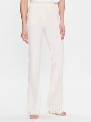 Marella Spodnie materiałowe Morena 2331312231 Écru Straight Fit. Spodnie materiałowe Marella, bez wzorów, z materiału. Za 1,079.00 zł.