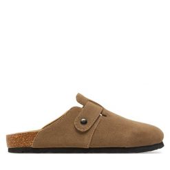 Klapki ONLY Shoes. Szare klapki ONLY SHOES, bez wzorów, bez obcasa, bez zapięcia. Za 229.99 zł.