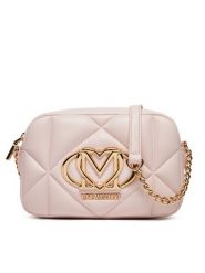 LOVE MOSCHINO Torebka JC4038PP1MLC0601 Różowy. Czerwone listonoszki Love Moschino, bez wzorów, ze skóry, bez dodatków. Za 519.99 zł.