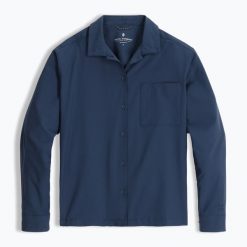 Koszula damska Royal Robbins Expedition III. Niebieskie koszule ROYAL ROBBINS, bez wzorów, casualowe, bez kołnierzyka, bez ramiączek. Za 349.99 zł.