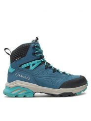 Aku Trekkingi Reactive Gt GORE-TEX Ws 669 Niebieski. Niebieskie buty trekkingowe Aku, bez wzorów, z gore-texu, bez zapięcia, trekkingowe, gore-tex. Za 899.99 zł.