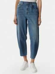 Calvin Klein Jeans Jeansy LV047G748G Niebieski Barrel Fit. Niebieskie jeansy Calvin Klein Jeans, bez wzorów, z bawełny. Za 409.99 zł.