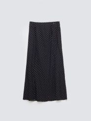 Spódnica damska midi z wiskozy w kropki czarna Carolla 906. Czarne spódnice BIG STAR, na co dzień, l, bez wzorów, z wiskozy, casualowe, midi, proste. Za 179.99 zł.