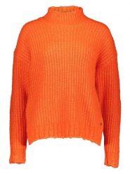 Replay Sweter w kolorze pomarańczowym rozmiar: M. Pomarańczowe swetry Replay, m, bez wzorów, z wełny, bez ramiączek. Za 346.18 zł.