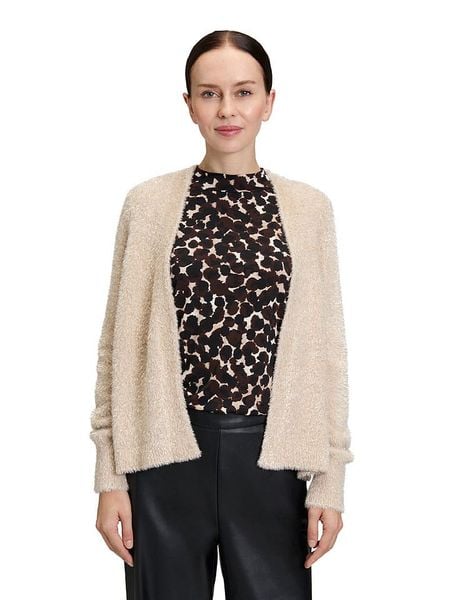 Betty Barclay Kardigan w kolorze beżowym rozmiar: 38. Brązowe swetry Betty Barclay, bez wzorów, bez ramiączek. Za 139.87 zł.