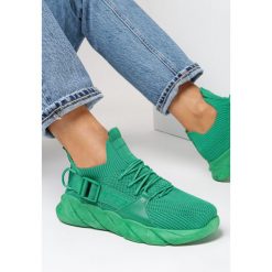 Zielone Buty Sportowe Ancan. Zielone buty sportowe lifestyle Born2be, z aplikacjami, bez zapięcia. W wyprzedaży za 71.99 zł.