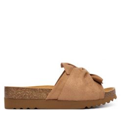 Klapki Scholl. Brązowe klapki Scholl, bez wzorów, bez obcasa, bez zapięcia. Za 339.99 zł.