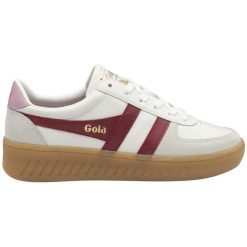 Sneakersy damscy Gola Grandslam Elite Trainer. Białe buty sportowe lifestyle Gola, bez wzorów, sportowe, bez zapięcia. Za 449.00 zł.