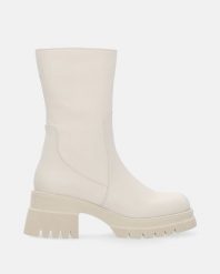 BEŻOWE WORKERY Z KWADRATOWYM NOSKIEM 2317 205 CREAM. Brązowe botki Venezia, bez wzorów, ze skóry, bez obcasa, bez zapięcia. Za 359.00 zł.
