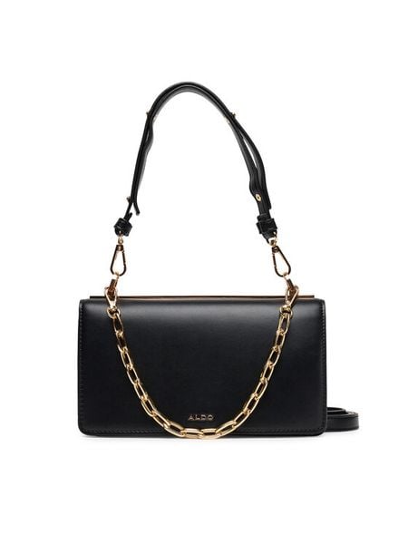 Aldo Torebka Dabouca 14144102 Czarny. Czarne torebki klasyczne Aldo, bez wzorów, ze skóry, bez dodatków. Za 149.99 zł.