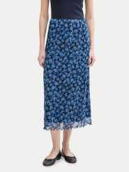 Tom Tailor Denim Spódnica midi 1045502 Niebieski Regular Fit. Niebieskie spódnice TOM TAILOR DENIM, s, bez wzorów, z denimu, midi. Za 129.99 zł.