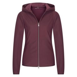 Kurtka jeździecka damska rozpinana na zamek Imperial Riding Brenda. Czerwone kurtki przejściowe sportowe IMPERIAL RIDING, s, bez wzorów, z dzianiny, na fitness i siłownię. Za 581.50 zł.