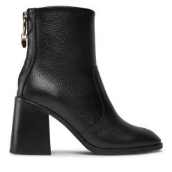 Botki See By Chloé. Czarne botki See By Chloé, bez wzorów, bez obcasa, na słupku, bez zapięcia. Za 1,339.00 zł.