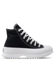 Converse Trampki Chuck Taylor All Star Lugged 2.0 Hi A00870C Czarny. Czarne trampki Converse, bez wzorów, z materiału, retro, bez zapięcia. Za 239.99 zł.