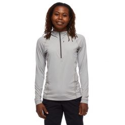 Bluza damska z kapturem Black Diamond Alpenglow Pro. Szare bluzy z kapturem Black Diamond, bez wzorów, z kapturem, trekkingowe. Za 475.55 zł.