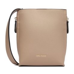 Torebka GINO ROSSI. Brązowe listonoszki Gino Rossi, bez wzorów, bez dodatków. Za 199.99 zł.