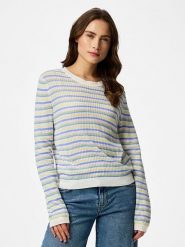 Pieces Sweter "Pcdiana" w kolorze białym rozmiar: S. Białe swetry Pieces, s, bez wzorów, bez ramiączek. Za 91.99 zł.