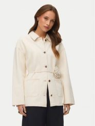 Vero Moda Kurtka jeansowa Sazzy 10339336 Beżowy Relaxed Fit. Brązowe kurtki Vero Moda, l, bez wzorów, z bawełny, bez kaptura. Za 269.99 zł.