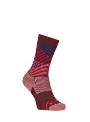Skarpety merino damskie Ortovox All Mountain Mid Socks. Czerwone skarpetki ORTOVOX, bez wzorów, z materiału. Za 126.49 zł.