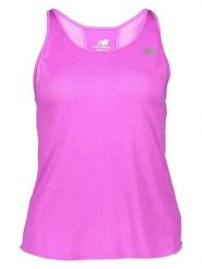 New Balance Top sportowy w kolorze fioletowym rozmiar: M. Różowe topy sportowe New Balance, m, bez wzorów, z materiału, outdoorowe. Za 95.46 zł.