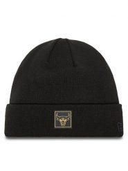 New Era Czapka Chicago Bulls Metallic Badge Cuff Knit 60424828 Czarny. Czarne czapki zimowe New Era, bez wzorów, z materiału. Za 119.99 zł.