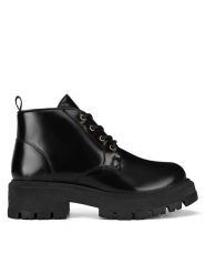 Badura Botki PILO-SL-04301 Czarny. Czarne botki Badura, bez wzorów, bez obcasa, na płaskiej podeszwie, bez zapięcia. Za 179.99 zł.