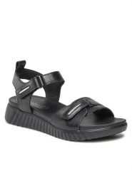 Lasocki Sandały 4879-05 Czarny. Czarne sandały Lasocki, bez wzorów, ze skóry, bez obcasa, na płaskiej podeszwie, bez zapięcia. Za 179.99 zł.