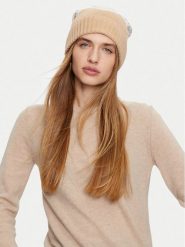 Liu Jo Czapka TF4297 MS55L Beżowy. Brązowe czapki zimowe Liu Jo, bez wzorów, z materiału. Za 399.99 zł.