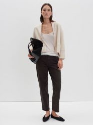 Someday Kardigan "Ulison" w kolorze kremowym rozmiar: 38. Brązowe swetry someday., bez wzorów, bez ramiączek. Za 143.99 zł.