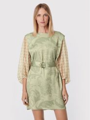 Ted Baker Sukienka koktajlowa Tahnya 261793 Zielony Regular Fit. Zielone sukienki Ted Baker, bez wzorów, z syntetyku, wizytowe, bez kołnierzyka, bez ramiączek. Za 1,149.00 zł.