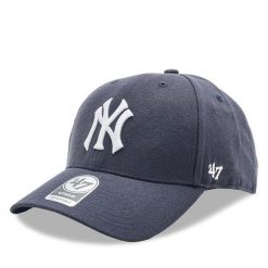 Czapka z daszkiem 47 Brand. Niebieskie czapki z daszkiem 47 Brand, bez wzorów. Za 69.99 zł.