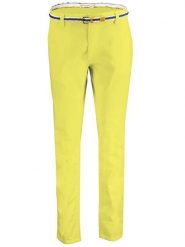 Geographical Norway Spodnie chino "Petunia" w kolorze żółtym rozmiar: L. Żółte chinosy Geographical Norway, l, bez wzorów, z tkaniny. Za 74.99 zł.