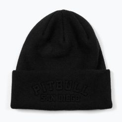 Czapka zimowa Pitbull Beanie Pitbull Sd Wendell. Czarne czapki zimowe PITBULL, bez wzorów, z dzianiny, sportowe. Za 73.99 zł.