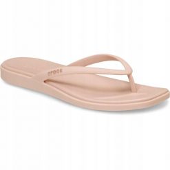 Japonki Dla Dorosłych Crocs Miami Flip. Brązowe japonki Crocs, bez wzorów, z materiału. Za 169.99 zł.