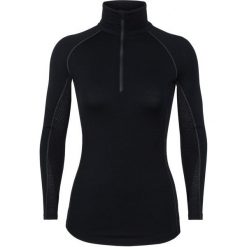 Icebreaker Bluzka Wmns 200 Zone Ls Half Zip, Black/Mineral, S. Bielizna termoaktywna damska marki Icebreaker. W wyprzedaży za 289.00 zł.