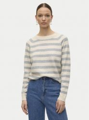 Vero Moda Sweter Doffy 10201022 Beżowy Regular Fit. Brązowe swetry Vero Moda, m, bez wzorów, z syntetyku, bez ramiączek. Za 99.99 zł.