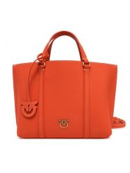 PINKO Torebka Carrie Shopper Classic AI 24-25 PLTT 102833 Czerwony. Czerwone shopper bag Pinko, bez wzorów, ze skóry, bez dodatków. Za 999.99 zł.