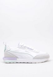 Damskie trampki na co dzień Puma R22 Beżowy. Brązowe trampki Puma, bez wzorów, z materiału, bez zapięcia. Za 350.10 zł.