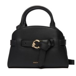 Torebka Coccinelle. Czarne torebki klasyczne Coccinelle, bez wzorów, klasyczne, bez dodatków. Za 1,269.00 zł.