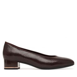Czółenka Ara. Brązowe czółenka ara, bez wzorów, bez obcasa, bez zapięcia. Za 499.99 zł.