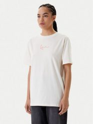 Karl Kani T-Shirt Signature Cherry Print PD00005460 Biały Oversize. Białe t-shirty Karl Kani, s, bez wzorów, z bawełny, bez kołnierzyka, bez ramiączek. Za 129.99 zł.