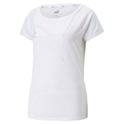 Koszulka fitness damska PUMA Train Favorite Jersey Cat. Białe t-shirty sportowe Puma, xs, bez wzorów, z jersey, bez ramiączek, na fitness i siłownię. Za 62.99 zł.