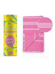 Samimi Chusta hammam w kolorze różowym - 180 x 100 cm rozmiar: onesize. Różowe chusty Samimi, bez wzorów, z bawełny. Za 92.21 zł.