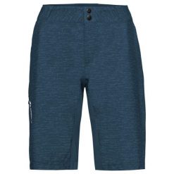 Szorty damskie VAUDE Ligure. Czarne szorty Vaude, bez wzorów. W wyprzedaży za 435.60 zł.