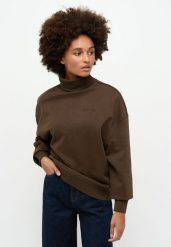 MUSTANG Becky Turtleneck DAMSKI GOLF LOGO Slate Black 1014473 3205. Czarne swetry Mustang, xl, bez wzorów, bez ramiączek. Za 129.99 zł.